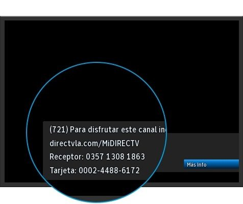 Error 721 DIRECTV