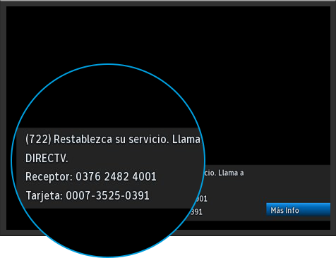 Error 722 DIRECTV