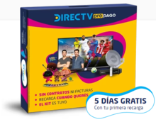 Kit prepago directv